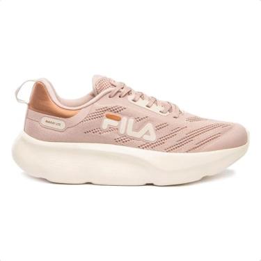 Imagem de Tenis Fila Maxxi Lite Feminino, Misty Rose/Raw White/Copper, 39