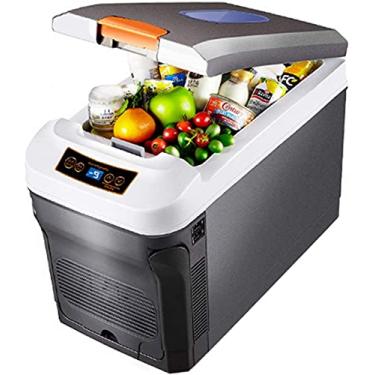 Imagem de Auto Companion Coolbox, Refrigerador De Carro Refrigerador De Carro/caminhão 24v/12v/220v-240v Geladeira De Acampamento Portátil Viagens De Condução De Longa Distância E Campi, Black-35l
