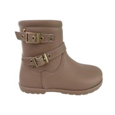 Imagem de Bota Infantil Pampili Menina Nude Preta Conforto e Estilo-Feminino