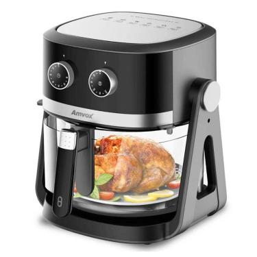 Imagem de Amvox Fritadeira Arf1150 Preto/prata 110v