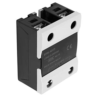 Imagem de KIMISS Relé de Estado Sólido BRM -40VD BRM -40VD 40A DC para Controle de Energia CA, 0~10V 0~250V, Retardador de Chama e Dissipação de Calor Ultra Eficiente