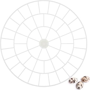 Imagem de Enhon Bandeja de ovos compatível com incubadora Nurture Right 360 (capacidade 48), bandeja de plástico para virar ovos para incubação de codornas pequenas, galinha, ganso e peru, lavável à mão, vários