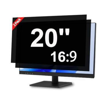 Imagem de J J-Dream Tela de privacidade de 50 cm para monitor de computador, protetor de tela com luz azul, antirreflexo, antirarranhões, tela de proteção de privacidade 50 cm, proporção 16:9