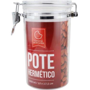 Imagem de Pote Hermético Clink 1 Litro 17 x 9,5 x 9,5 cm