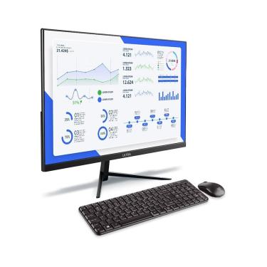 Imagem de All in One, Windows 11 Home, 23,8 Pol. Full HD, Intel Core i3,  4GB 128 GB SSD, Preto Ultra - UB982EX