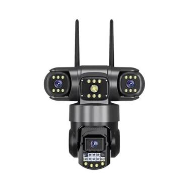 Imagem de Câmera De Segurança IP PTZ Externa 4G WIFI Com Cartão SIM, 12MP, 6K, L