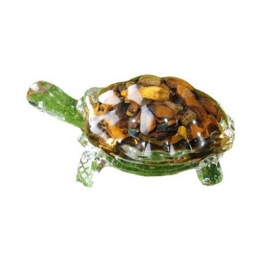 Imagem de Casca De Tartaruga De Cristal Natural, Decoração De Jardim Doméstico, 