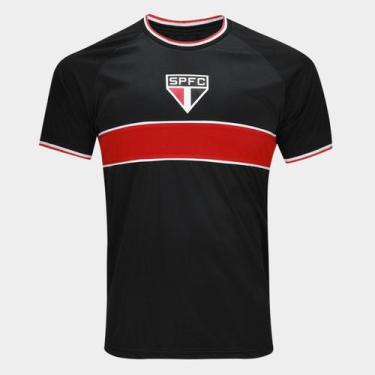 Imagem de Camisa São Paulo Block Masculina - SPR, Preto, G
