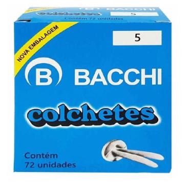 Imagem de Colchete N 5 Bacchi C/ 72 Unidades