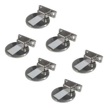Imagem de Batente Fixador Prendedor De Porta Magnetico Slim Quantidade 5 Peças