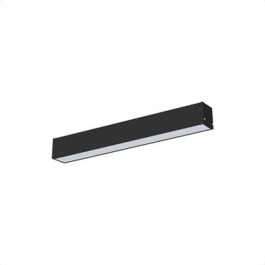 Imagem de Luminária Sobrepor Taschibra Vetor Led 17w 56cm Bivolt Preta 4000k Luz Neutra