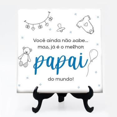 Imagem de Quadro azulejo Pai Já é melhor Papai do mundo 25