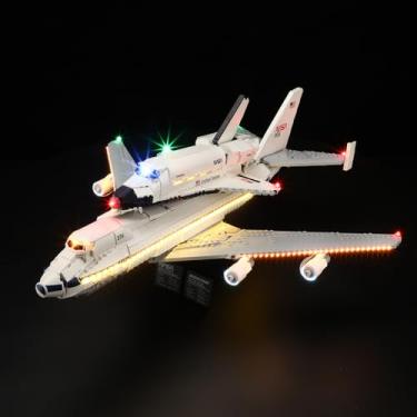 Imagem de GEAMENT LED Light Kit Compatible with Lego Shuttle Carrier Aircraft Building Blocks Model - Lighting Set for Icons 10360 (Model Set Not Included)