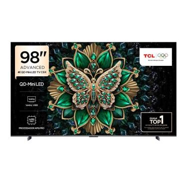 Imagem de Smart TV 98” TCL 98C6K 4K QD-Mini LED Google TV 144Hz 