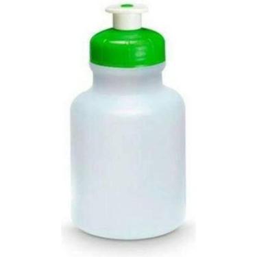 Imagem de Kit 140 Mini Garrafas Squeeze 300Ml Transparente Tampa Verde
