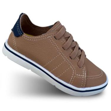 Imagem de Tênis Infantil Masculino Sapatenis Para Menino Sem Cadarço de Criança 