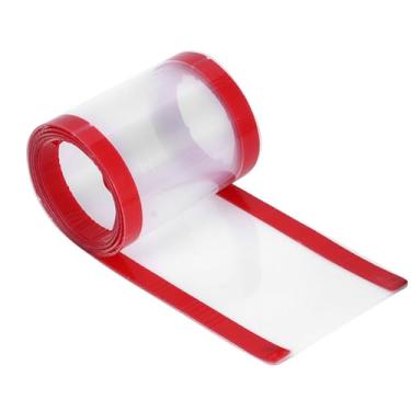 Imagem de Mingzhe Jardim de Infância da Porta do Jardim de Dobradiça Tampa de Protetor de Dedo Guarda de Segurança de Dedo para Segurança Escolar Em Casa (Transparente atrás da porta 120 * 10cm)