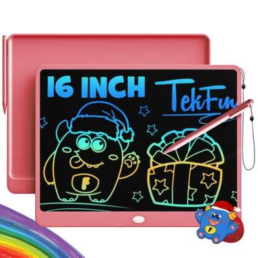 Imagem de Tablet de escrita LCD TEKFUN Doodle Board 16 polegadas rosa