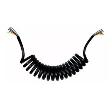 Imagem de CHICOTE DNI ELETRICO ESPIRAL 7 VIAS P/CARRETAS S/CONECTOR 6,5M - DNI83