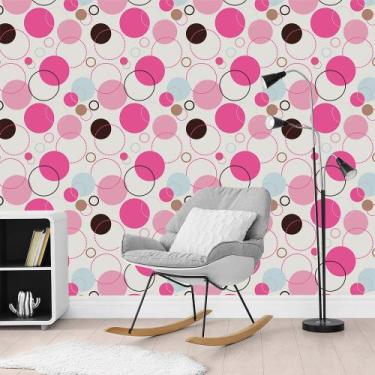 Imagem de Papel de Parede Adesivo - Bolas e Círculos - 913ppt - Allodi