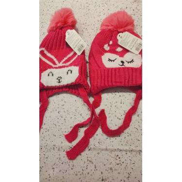 Imagem de Gorro Touca Infantil Criança Menino Menina Tricotado Quente Fashion Pa