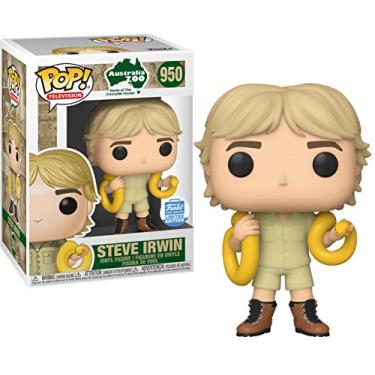 Imagem de POP Funko! Televisão: Crocodile Hunter #950 - Steve Irwin With Snake Exclusive