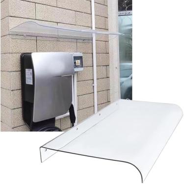 Imagem de Proteção Contra Chuva E Neve Toldo De Janela De Porta De Cobertura Dossel Ao Ar Livre Para Porta Passarela Telhado Protegendo Abrigo De Chuva De Policarbonato Capa De Plásti, One Color, 50x700cm