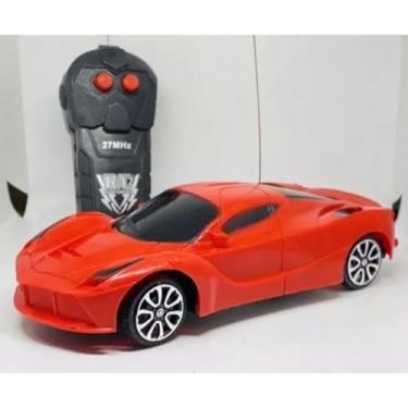 Imagem de Carrinho de Controle Remoto Sem Fio, Modelo Esportivo Speed, Diversão Criança. (Vermelho)