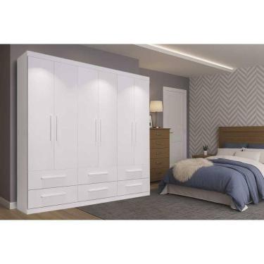 Imagem de Guarda Roupa Casal 6 Portas E 6 Gavetas Ph 1691 Branco - Herval