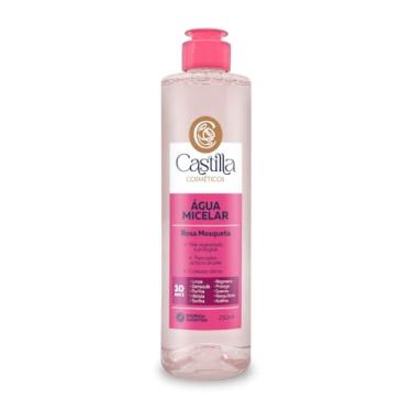 Imagem de Água Micelar Castilla 250mL 10 em 1 | Rosa Mosqueta, Vitamina C, Carvão ou Ácido Hialurônico(Rosa Mosqueta)