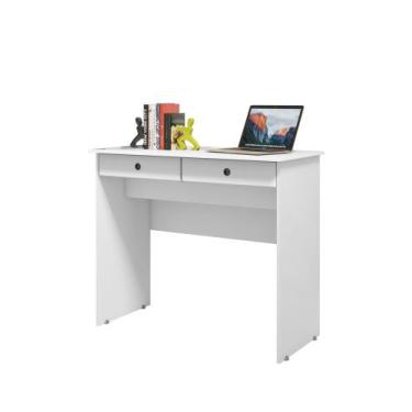 Imagem de Mesinha Quarto Escritório 2 Gavetas Trabalho Estudo Computador Noteboo