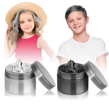 Imagem de Giz de tintura de cabelo para crianças, meia para meninas adolescentes, tintura de cabelo natural lavável temperatura creme de cor de cabelo para penteados DIY em aniversário, festa, dia de cabelo