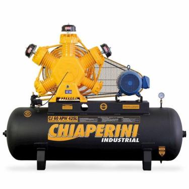 Imagem de Compressor De Ar A.pressão Tri Contínuo 15hp 425l Chiaperini