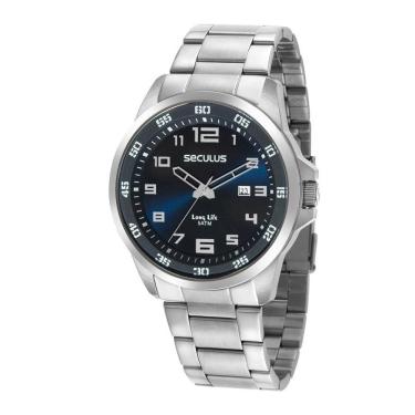 Imagem de Relógio Seculus Masculino 44011G0Svna1 Casual Prateado