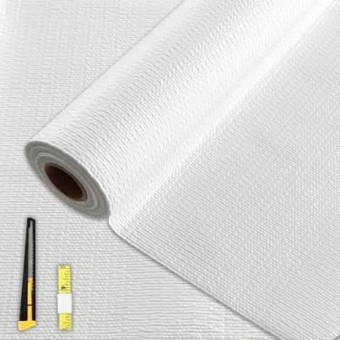 Imagem de FINNEZ Forro de gaveta 61 cm x 20 pés, fixação forte e espessa, forros de geladeira de prateleira não adesivos protegem armários e armários de banheiro de cozinha, fácil instalação, à prova d'água à