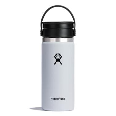 Imagem de Garrafa térmica Hydro Flask de aço inoxidável, branco