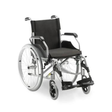 Imagem de Cadeira de Rodas Dobrável Dellamed D600 Suporta até 120kg, Estrutura e