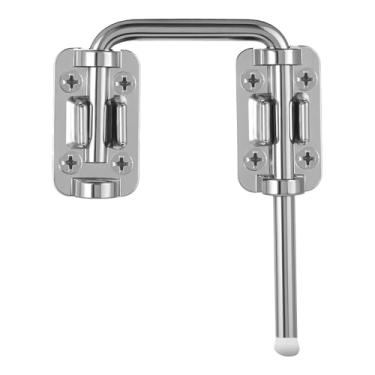 Imagem de Fechaduras em forma de U, trava de porta deslizante de pátio, trava de porta deslizante de 6 cm, trava de portas francesas, fechaduras de janela para janelas deslizantes horizontais, celeiro, portas