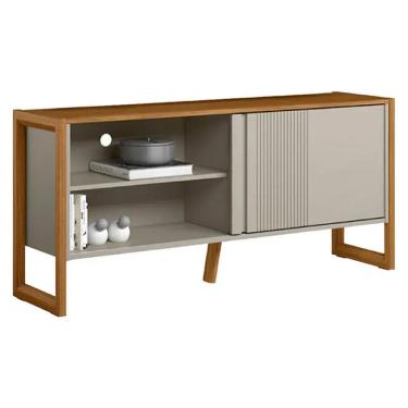 Imagem de Rack Gold para TV até 55 Polegadas 1 Porta de Correr Linea Brasil