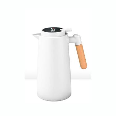 Imagem de Garrafa Térmica 1 L Branca Com Termômetro Smart Dolce Home