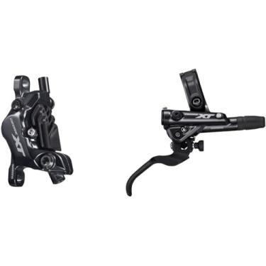 Imagem de SHIMANO Deore XT M8100 M8120 Disco de freio e alavanca – hidráulico, pós-montagem, 2 pistões, preto, Preto, 8120 - Rear (Enduro)