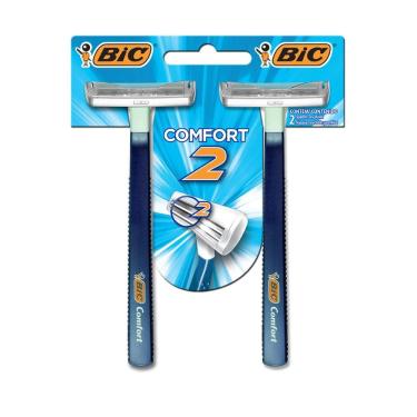Imagem de Barbeador descartável Confort2 Azul 2uni Bic