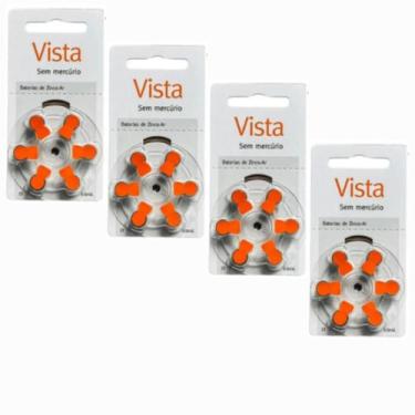 Imagem de Pilhas de aparelhos auditivos vista argosy13 30 un