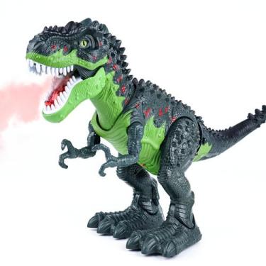 Imagem de Walking T-Rex Dinosaur Toy Haco. Big Plus com spray de névoa 3D Eyes -
