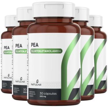 Imagem de KIT 5X PEA (Palmitoiletanolamida) 150mg 30 capsulas - Natulha