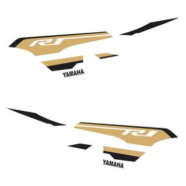 Imagem de Adesivo Protetor Tank Pad Yamaha YZF R1 2015 Lateral - Cromo Sign