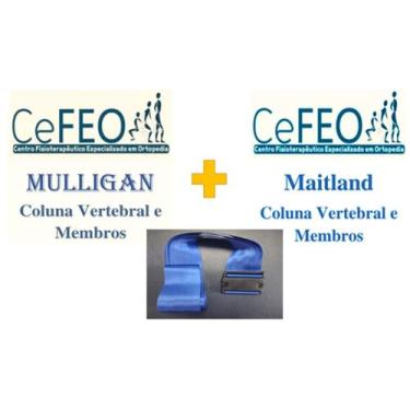 Imagem de Kit Cinto Mulligan + Apostila Maitland + Apostila Mulligan - CEFEO FIS