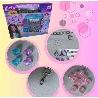 Imagem de Kit De Miçangas Estilo Pandora Miçanguinhas Pulseiras Colar - DTOYS