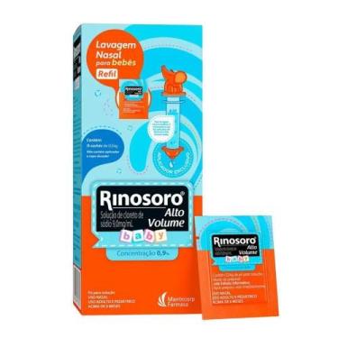 Imagem de Refil Rinosoro Baby Alto Volume 15 Sachês - Mantecorp, incolor