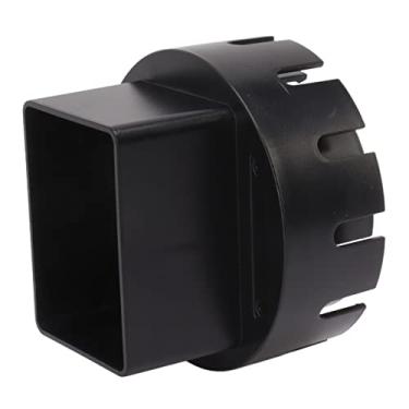 Imagem de LiebeWH Adaptador Downspout, Adaptador de Drenagem de Plástico Com Parafusos para Fácil Conexão, Tamanho Padrão para Drenagem Eficiente de água da Chuva (L)